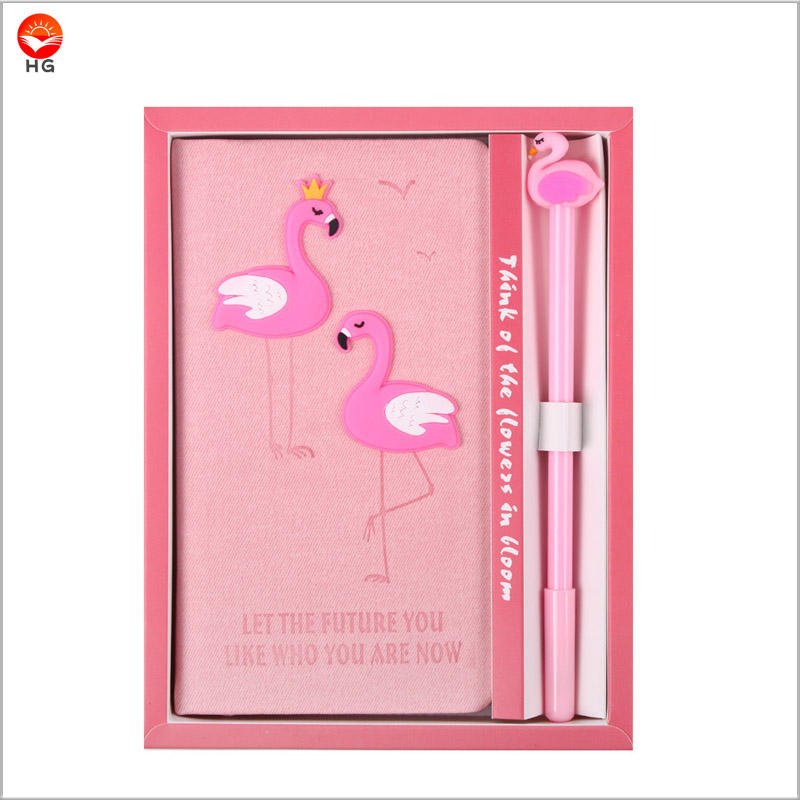 Gift Notebook Set Flamingo